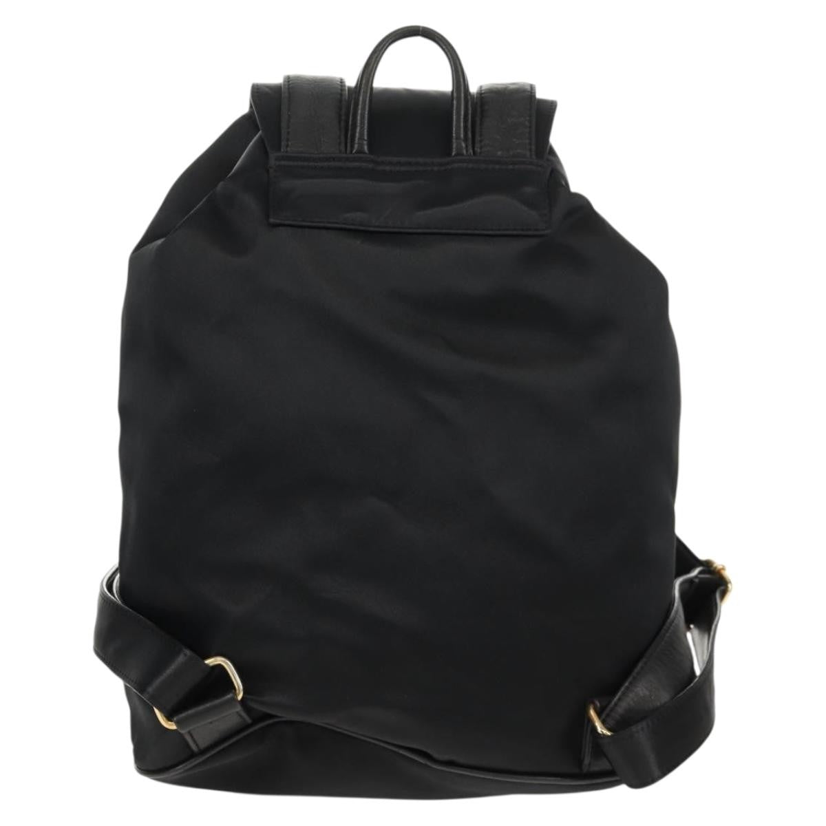 Valentino Garavani Backpack Nylon Black Nylon Backpack Bag (Authentic Pre-Loved)