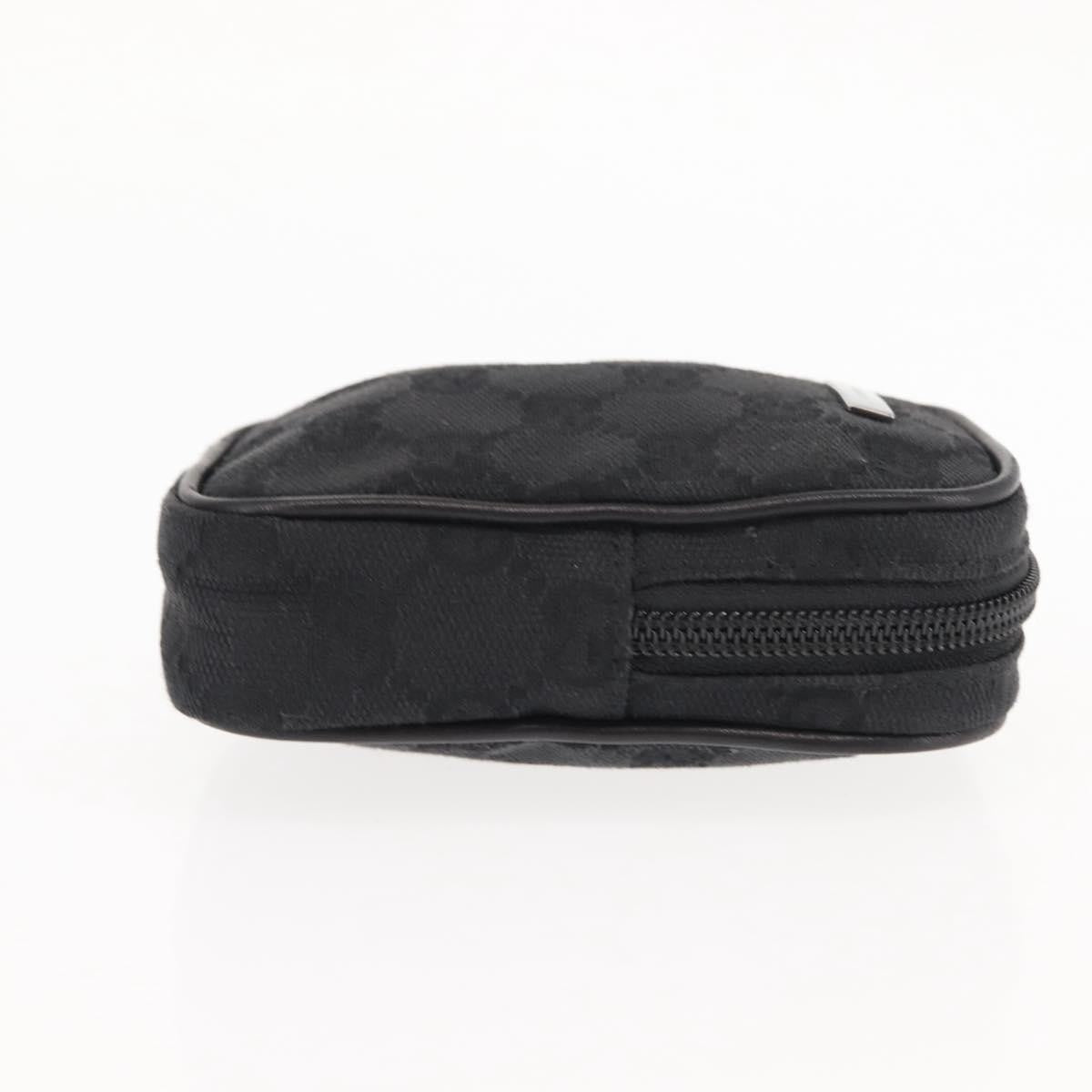 Gucci Gg Canvas Pouch Canvas Black Canvas Clutche & Pouche Bag (Pre-Loved)