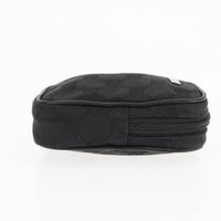 Gucci Gg Canvas Pouch Canvas Black Canvas Clutche & Pouche Bag (Pre-Loved)