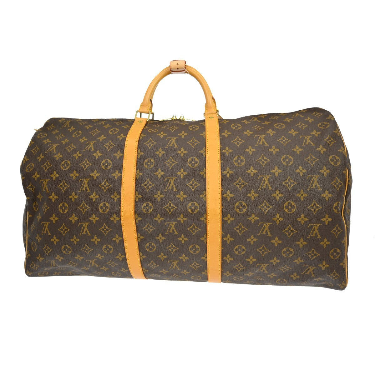 Louis Vuitton Keepall Bag Monogram Canvas Brown Canvas Travel Bag Bag (Authentic Pre-Loved)