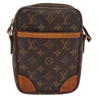 Louis Vuitton Danube Handbag Monogram Canvas Brown Canvas Shoulder Bag Bag (Pre-Loved)