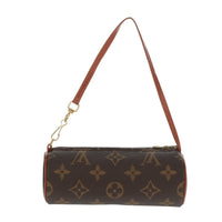 Louis Vuitton Papillon Pochette Monogram Canvas Brown Canvas Clutche & Pouche Bag (Authentic Pre-Loved)