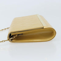 Louis Vuitton Ana Bag Monogram Vernis Yellow Patent_Leather Clutche & Pouche Bag (Authentic Pre-Loved)
