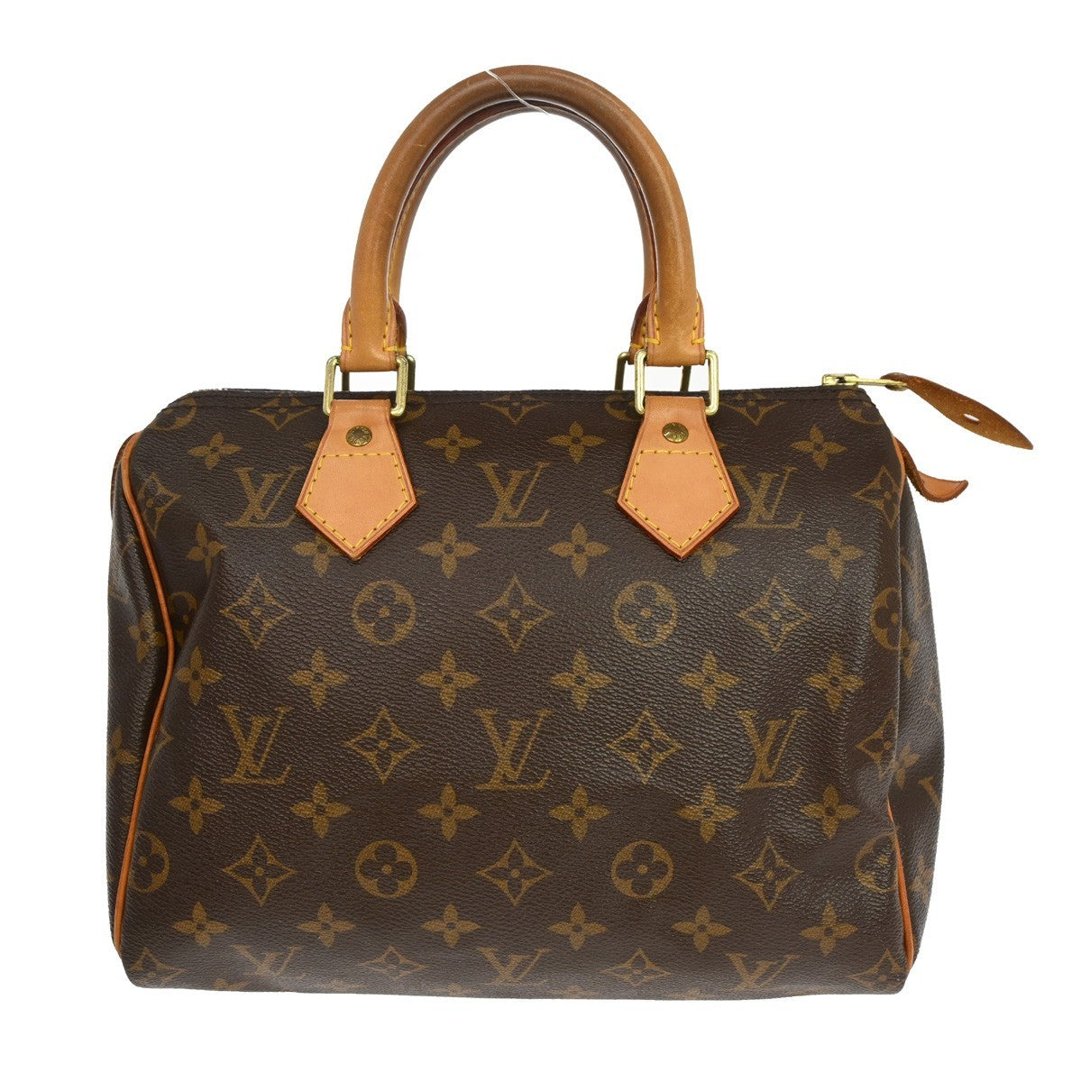 Louis Vuitton Speedy Handbag Monogram Canvas Brown Canvas Handbag (Pre-Loved)