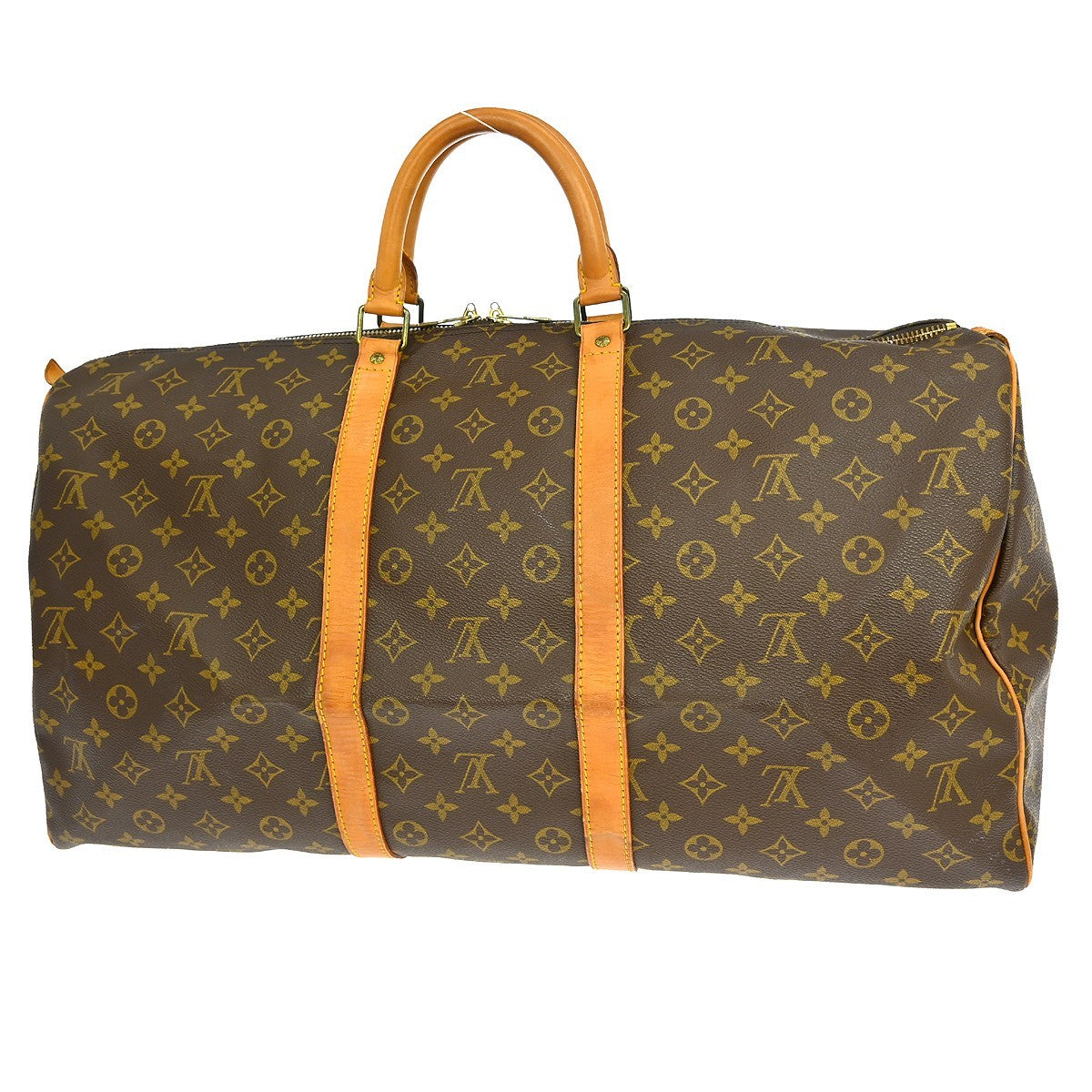 Louis Vuitton Louis Vuitton Keepall Bag Monogram Canvas Brown Canvas Travel Bag Bag (Pre-Loved)