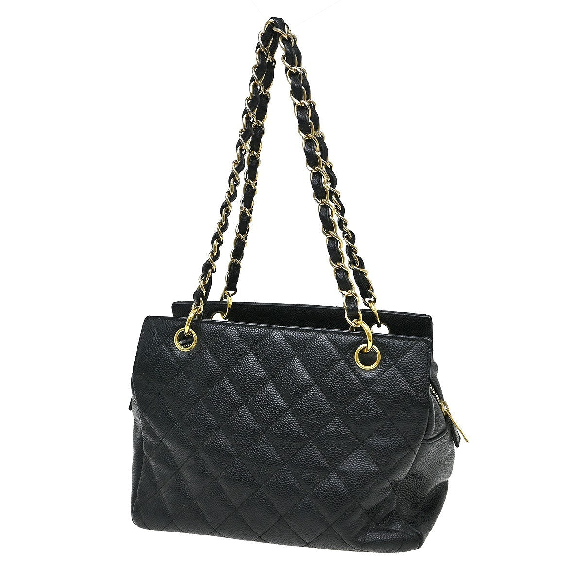 Chanel Petite Timeless Tote Quilted Caviar Black Leather Shoulder Bag Bag (Authentic Pre-Loved)