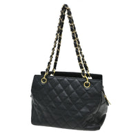 Chanel Petite Timeless Tote Quilted Caviar Black Leather Shoulder Bag Bag (Authentic Pre-Loved)