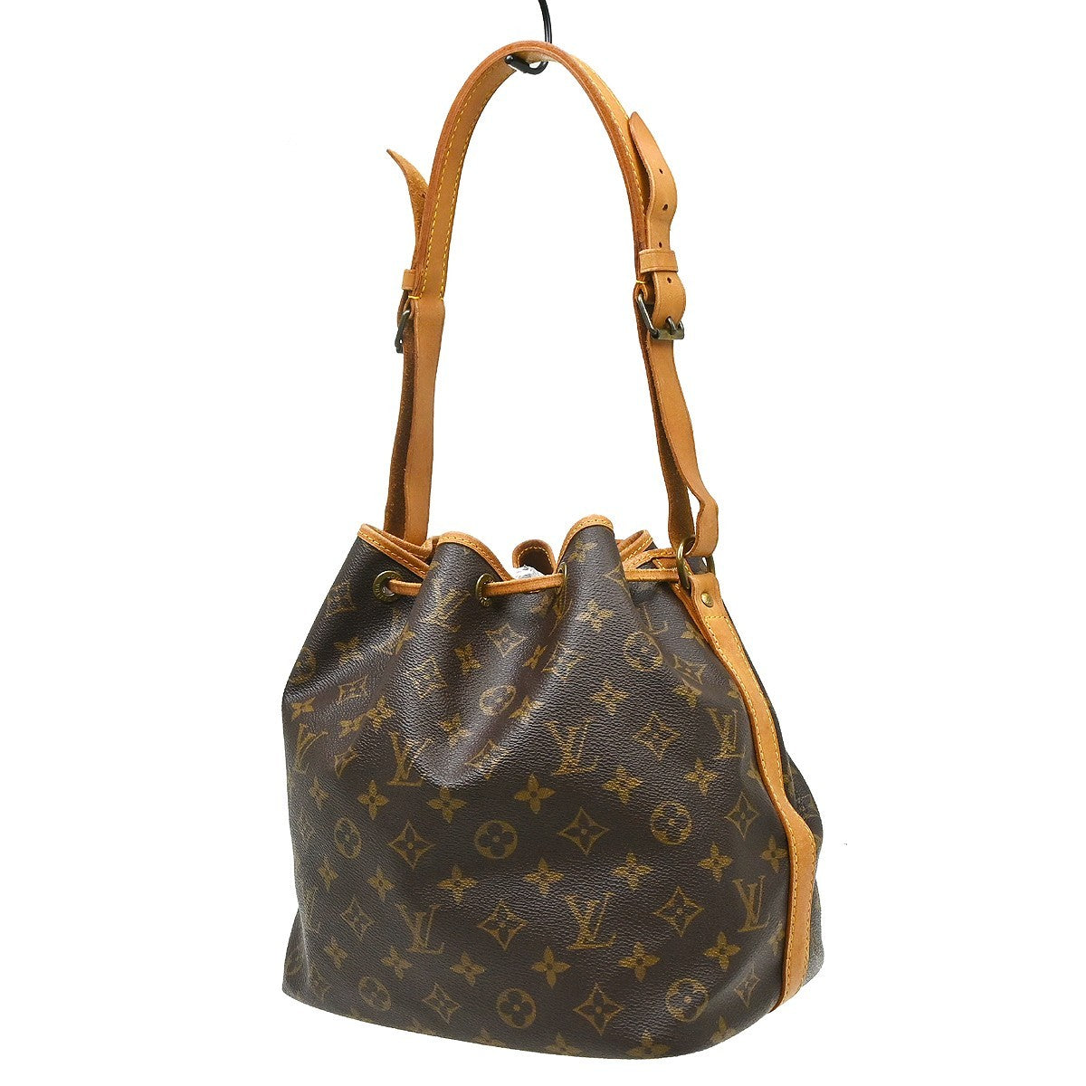 Louis Vuitton Louis Vuitton Petit Noe Handbag Monogram Canvas Brown Canvas Shoulder Bag Bag (Pre-Loved)