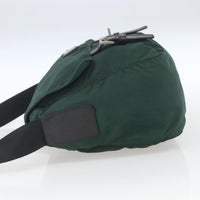 Prada Double Buckle Flap Messenger Bag Tessuto Green Nylon Shoulder Bag Bag (Authentic Pre-Loved)