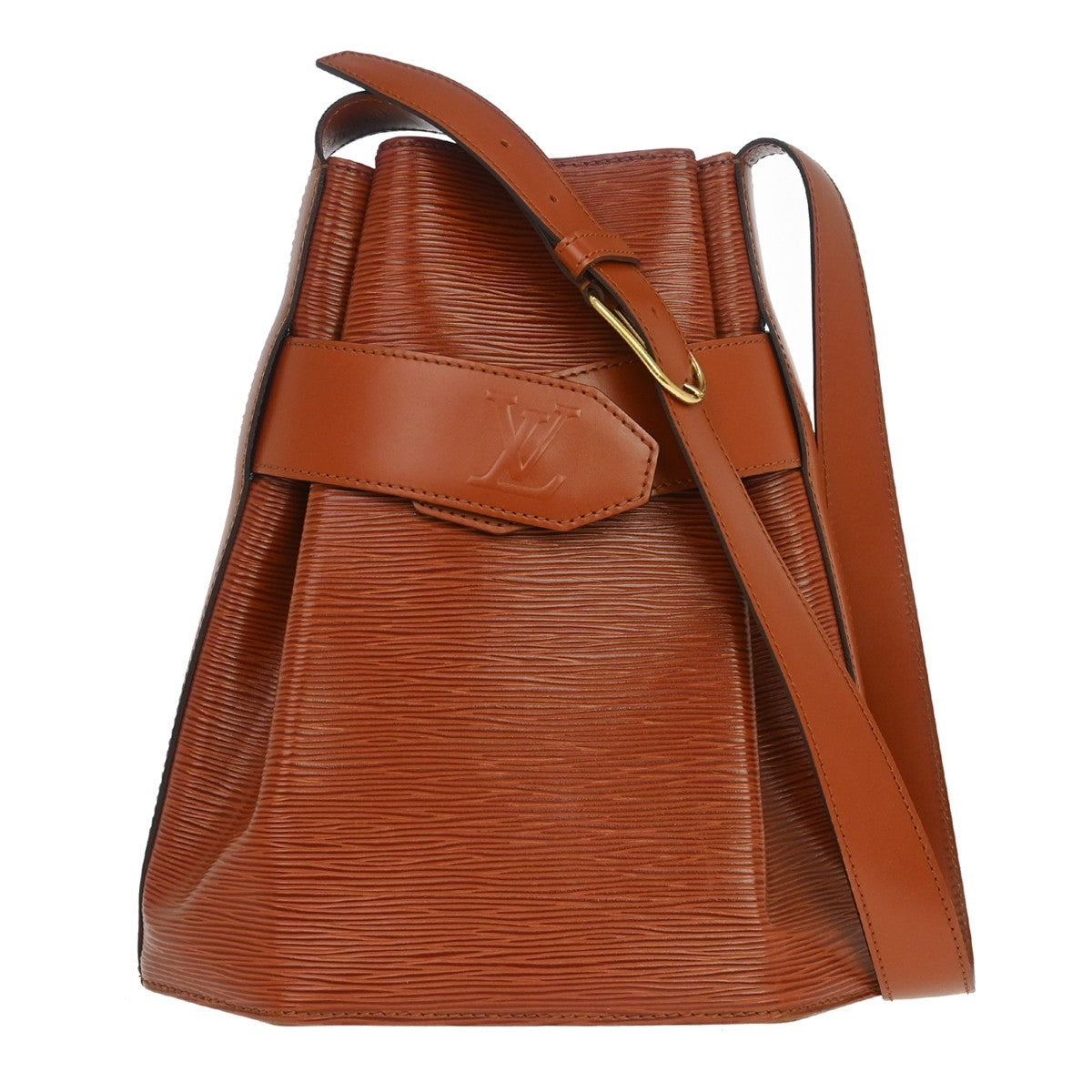 Louis Vuitton Louis Vuitton Vintage Sac D'epaule Handbag Epi Leather Brown Leather Shoulder Bag Bag (Pre-Loved)
