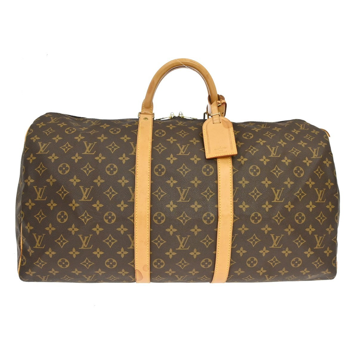 Louis Vuitton Louis Vuitton Keepall Bag Monogram Canvas Brown Canvas Travel Bag Bag (Pre-Loved)