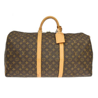 Louis Vuitton Louis Vuitton Keepall Bag Monogram Canvas Brown Canvas Travel Bag Bag (Pre-Loved)
