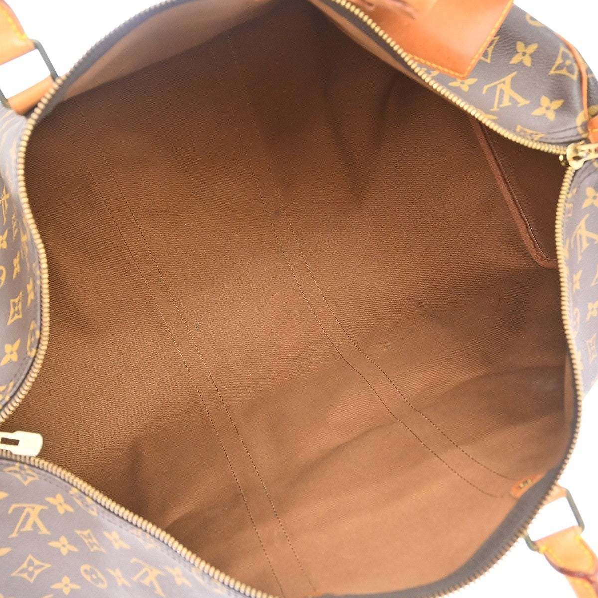 Louis Vuitton Louis Vuitton Keepall Bag Monogram Canvas Brown Canvas Travel Bag Bag (Authentic Pre-Loved)