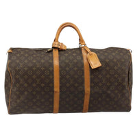 Louis Vuitton Louis Vuitton Keepall Bag Monogram Canvas Brown Canvas Travel Bag Bag (Authentic Pre-Loved)