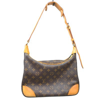 Louis Vuitton Boulogne Handbag Monogram Canvas Brown Canvas Shoulder Bag Bag (Pre-Loved)