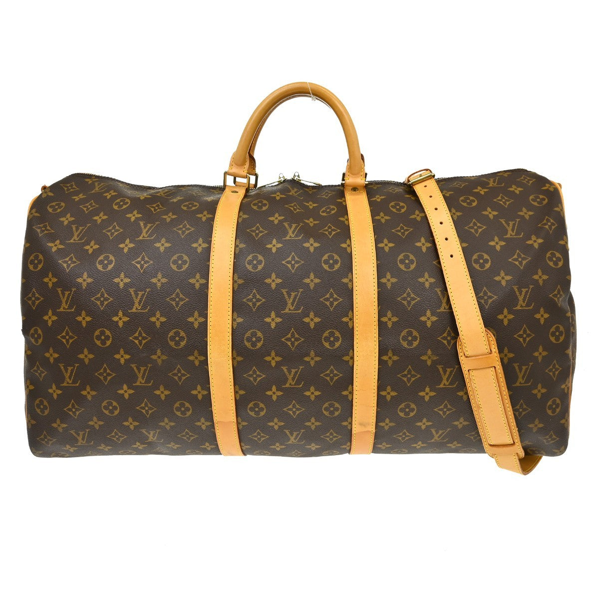Louis Vuitton Louis Vuitton Keepall Bandouliere Bag Monogram Canvas Brown Canvas Travel Bag Bag (Authentic Pre-Loved)