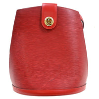 Louis Vuitton Louis Vuitton Cluny Shoulder Bag Epi Leather Red Leather Shoulder Bag Bag (Pre-Loved)
