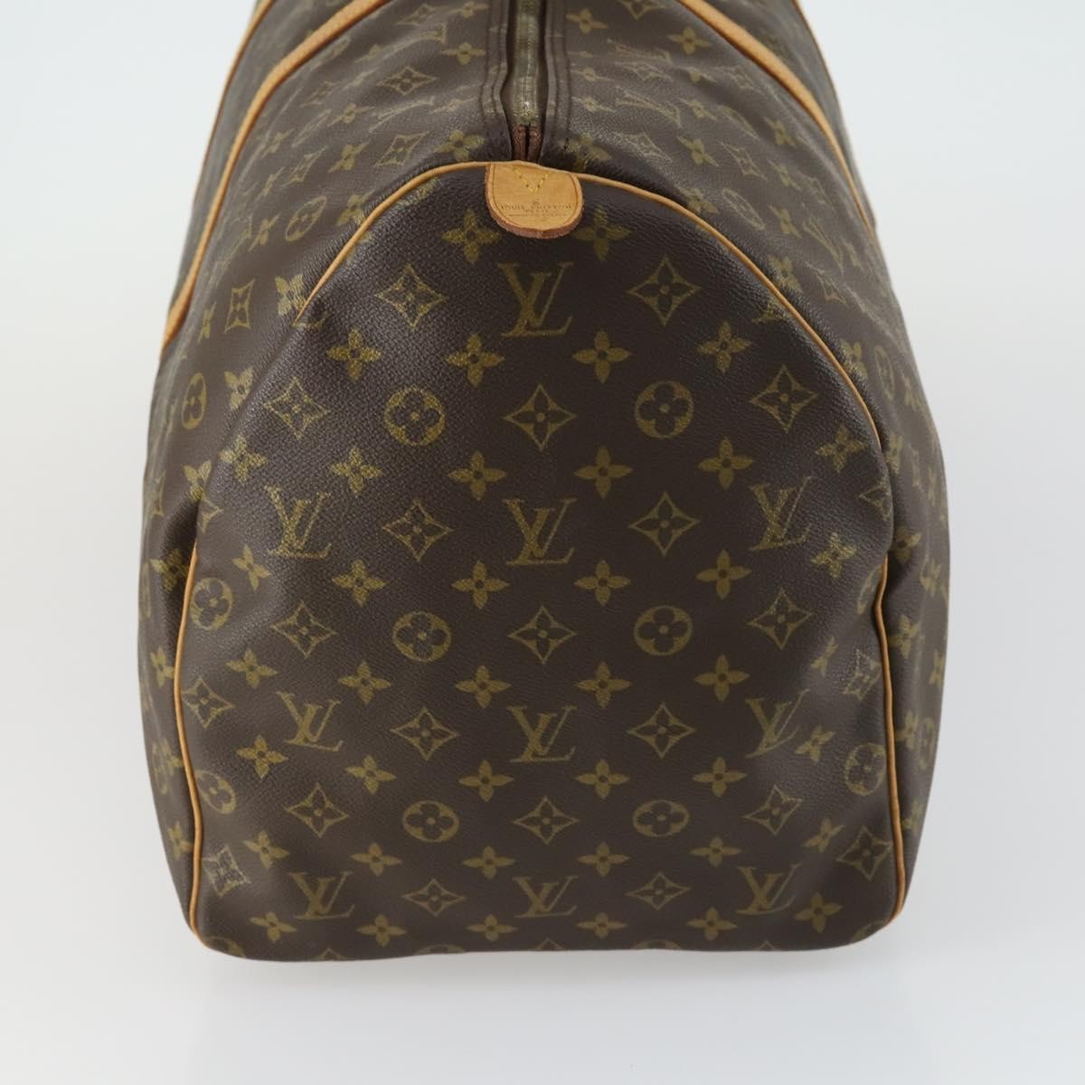 Louis Vuitton Keepall Bag Monogram Canvas Brown Canvas Travel Bag Bag (Authentic Pre-Loved)