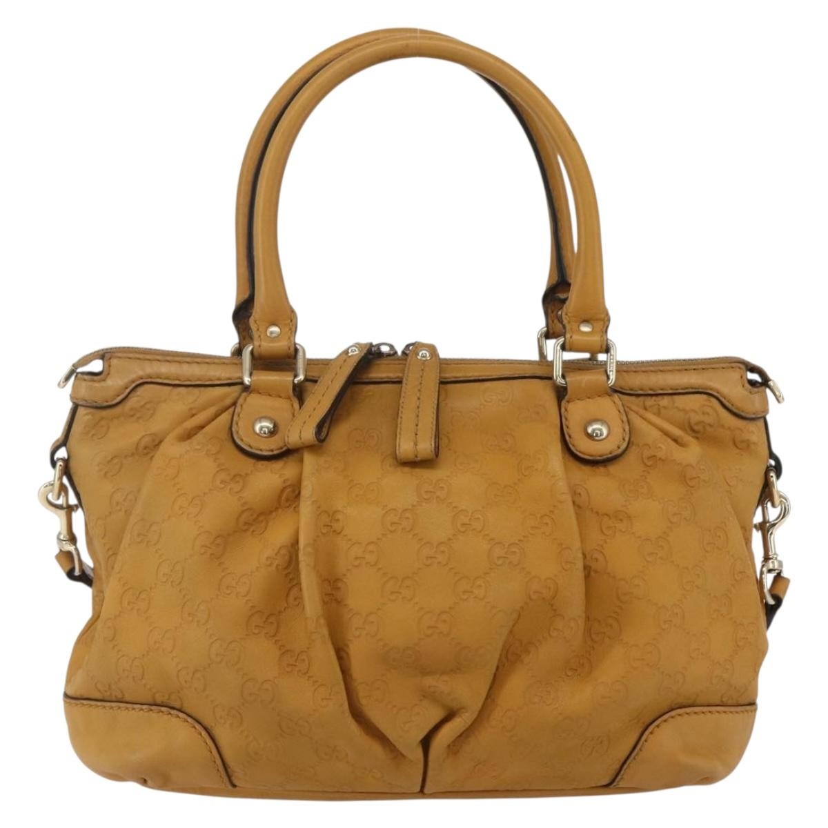 Gucci Sukey Top Handle Satchel Guccissima Leather Brown Leather Tote Bag Bag (Authentic Pre-Loved)