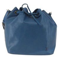 Louis Vuitton Petit Noe Handbag Epi Leather Blue Leather Shoulder Bag Bag (Pre-Loved)