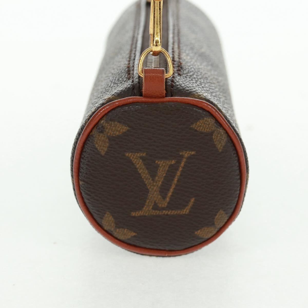 Louis Vuitton Papillon Pochette Monogram Canvas Brown Canvas Clutche & Pouche Bag (Authentic Pre-Loved)