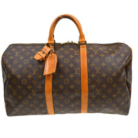Louis Vuitton Louis Vuitton Keepall Bag Monogram Canvas Brown Canvas Travel Bag Bag (Authentic Pre-Loved)