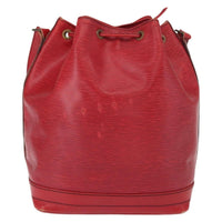 Louis Vuitton Noe Handbag Epi Leather Red Leather Shoulder Bag Bag (Authentic Pre-Loved)