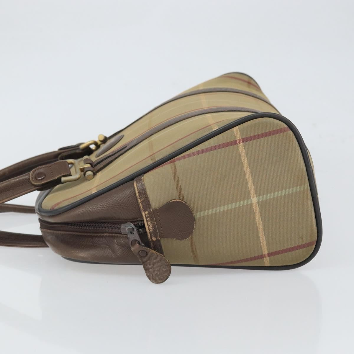 Burberry Nova Handbag Canvas Beige Canvas Handbag (Authentic Pre-Loved)