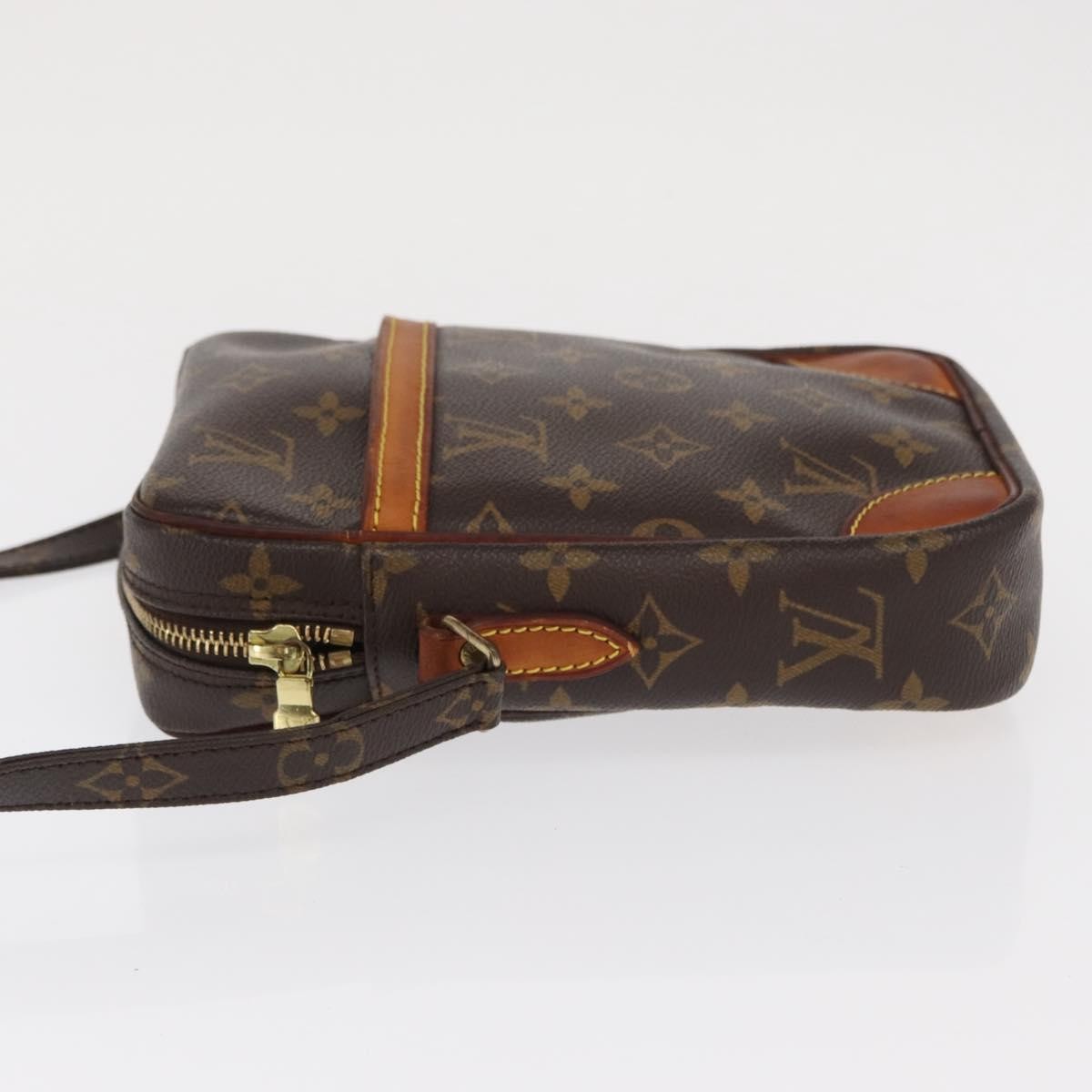 Louis Vuitton Danube Handbag Monogram Canvas Brown Canvas Shoulder Bag Bag (Pre-Loved)
