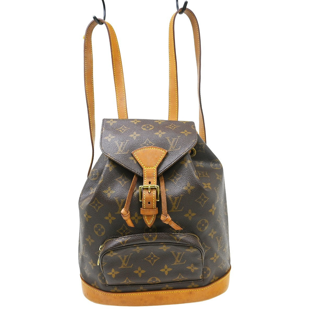 Louis Vuitton Vintage Montsouris Backpack Monogram Canvas Brown Canvas Backpack Bag (Pre-Loved)