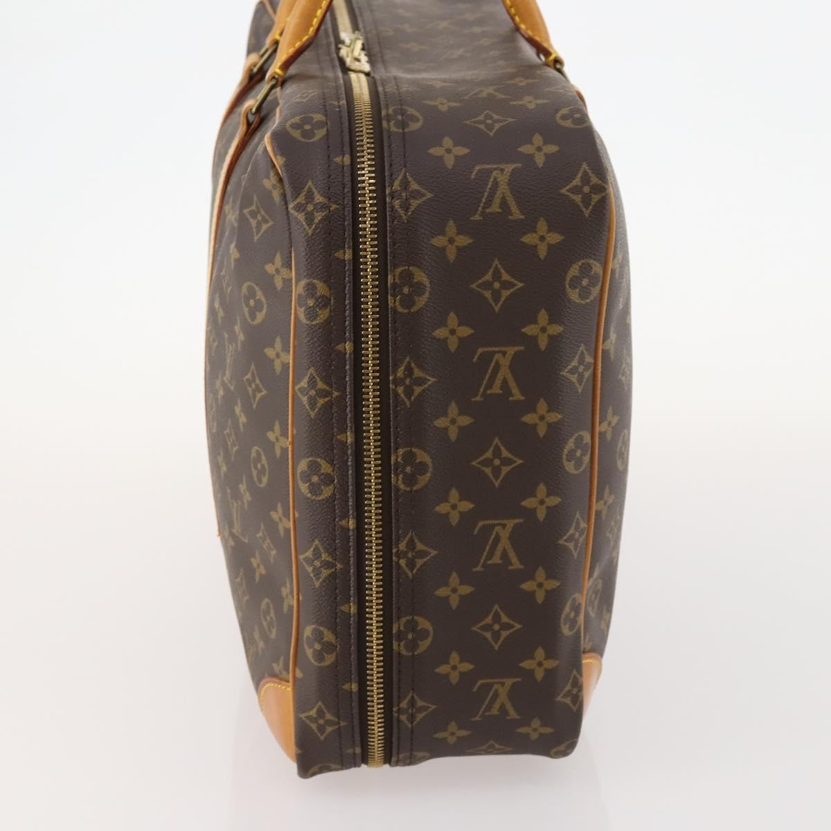 Louis Vuitton Sirius Handbag Monogram Canvas Brown Canvas Travel Bag Bag (Pre-Loved)
