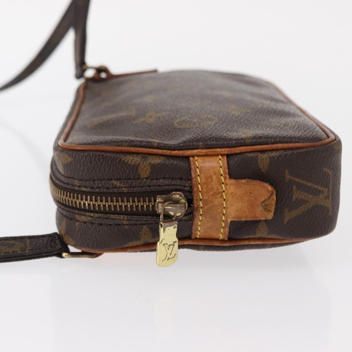 Louis Vuitton Pochette Marly Bandouliere Bag Monogram Canvas Brown Canvas Shoulder Bag Bag (Authentic Pre-Loved)