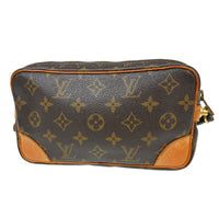 Louis Vuitton Louis Vuitton Marly Dragonne Clutch Monogram Canvas Brown Canvas Clutche & Pouche Bag (Authentic Pre-Loved)