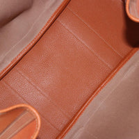 Hermes Garden Party Tote Toile And Leather Orange Canvas Tote Bag Bag (Pre-Loved)