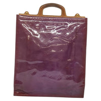 Louis Vuitton Stanton Handbag Monogram Vernis Purple Patent_Leather Tote Bag Bag (Authentic Pre-Loved)