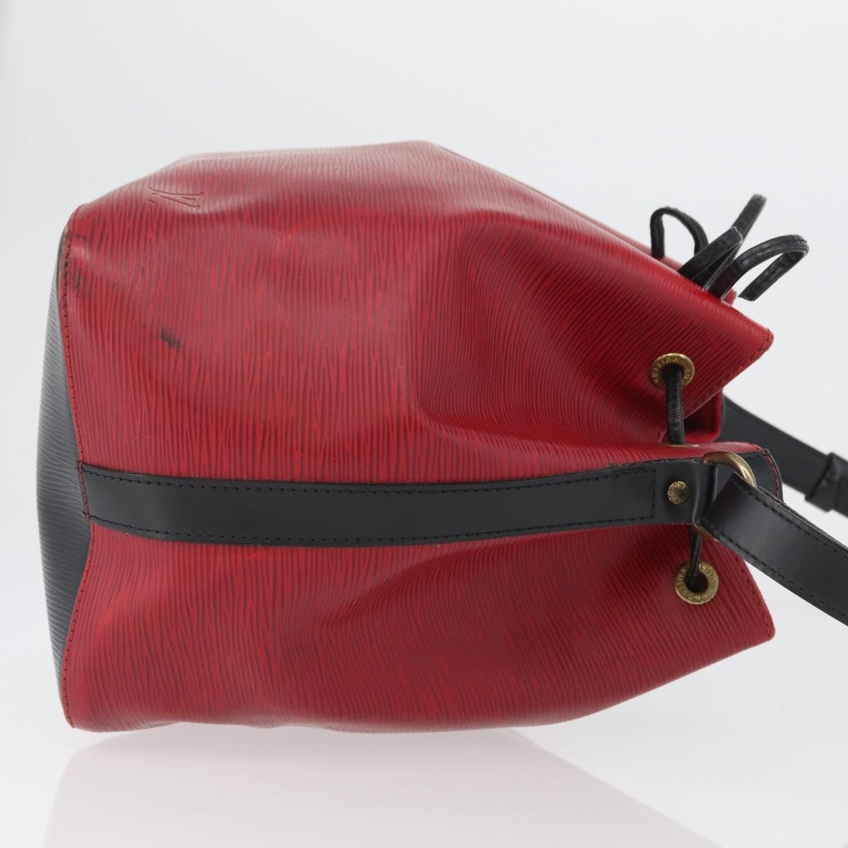 Louis Vuitton Petit Noe Handbag Epi Leather Red Leather Shoulder Bag Bag (Pre-Loved)