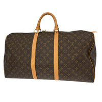 Louis Vuitton Louis Vuitton Keepall Bag Monogram Canvas Brown Canvas Travel Bag Bag (Pre-Loved)