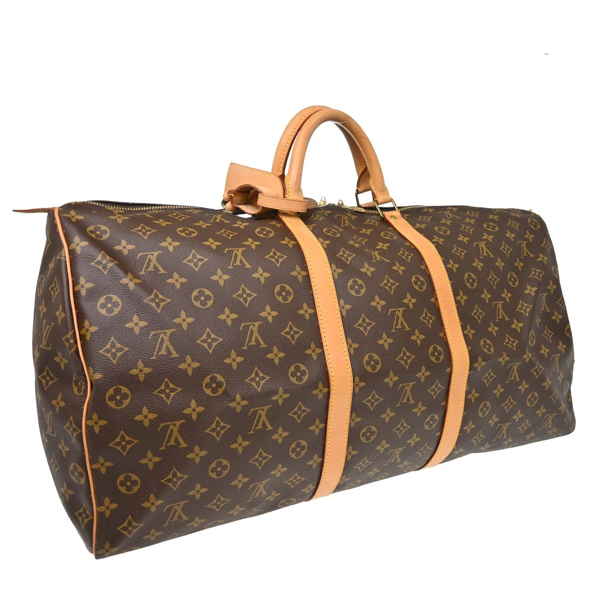 Louis Vuitton Louis Vuitton Keepall Bag Monogram Canvas Brown Canvas Travel Bag Bag (Pre-Loved)