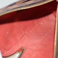 Louis Vuitton Geronimos Waist Bag Damier Brown Canvas Clutche & Pouche Bag (Pre-Loved)