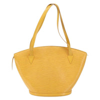 Louis Vuitton Saint Jacques Handbag Epi Leather Yellow Leather Shoulder Bag Bag (Pre-Loved)