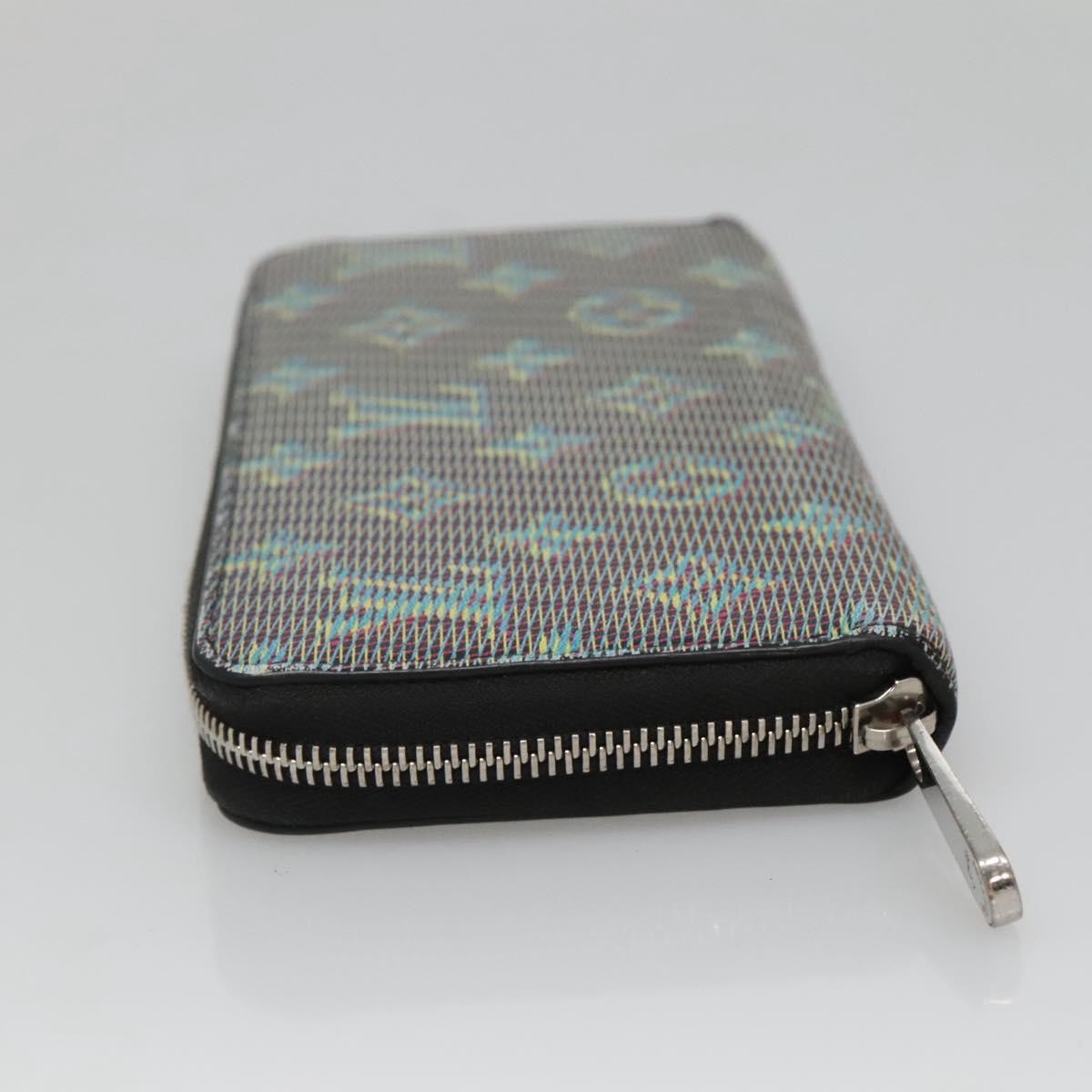 Louis Vuitton Zippy Wallet Nm Monogram Lv Pop Green Canvas Wallets Accessory (Pre-Loved)