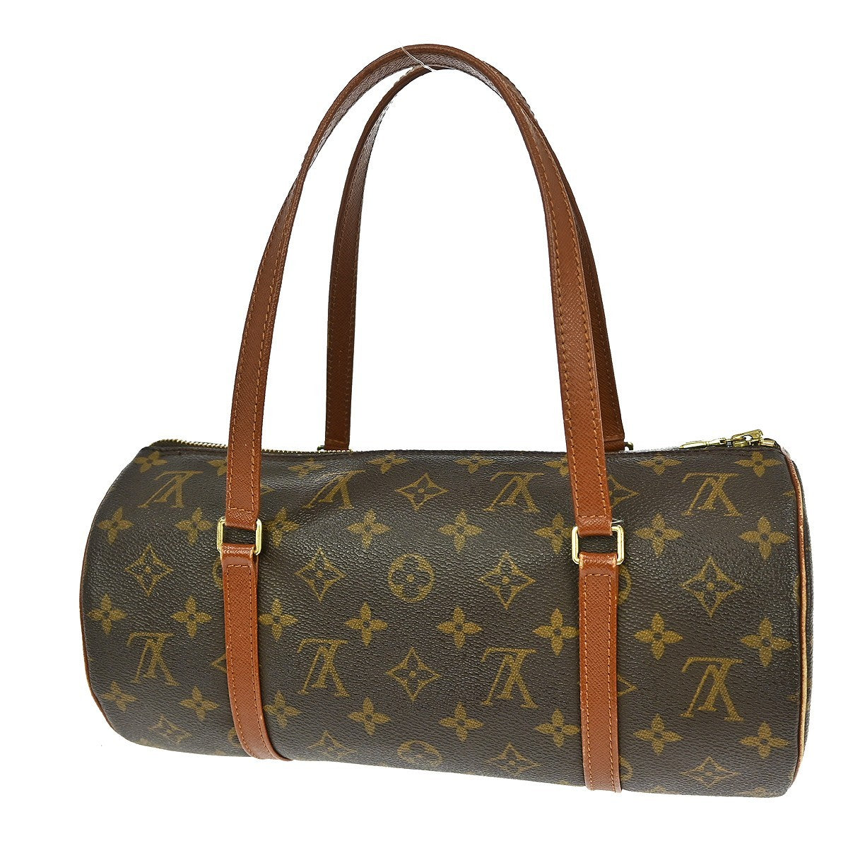 Louis Vuitton Papillon Handbag Monogram Canvas Brown Canvas Handbag (Pre-Loved)