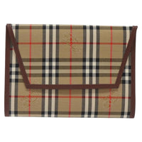 Burberry Nova Check Pochette Canvas Beige Canvas Clutche & Pouche Bag (Authentic Pre-Loved)