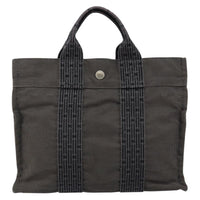 Hermes Fourre-Tout Herline Fourre-Tout Herline Gray Canvas Tote Bag Bag (Authentic Pre-Loved)