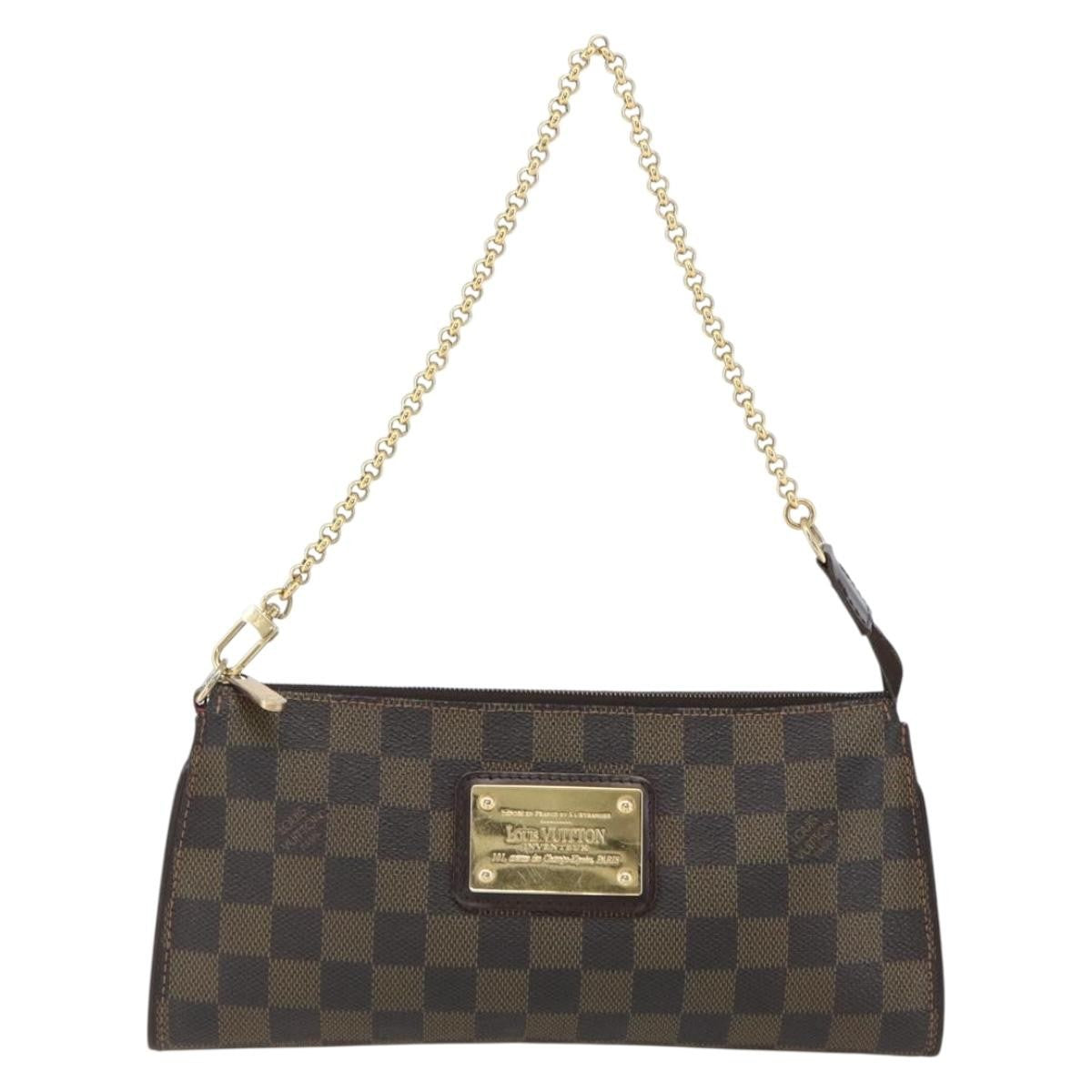 Louis Vuitton Sophie Handbag Damier Brown Canvas Clutche & Pouche Bag (Authentic Pre-Loved)