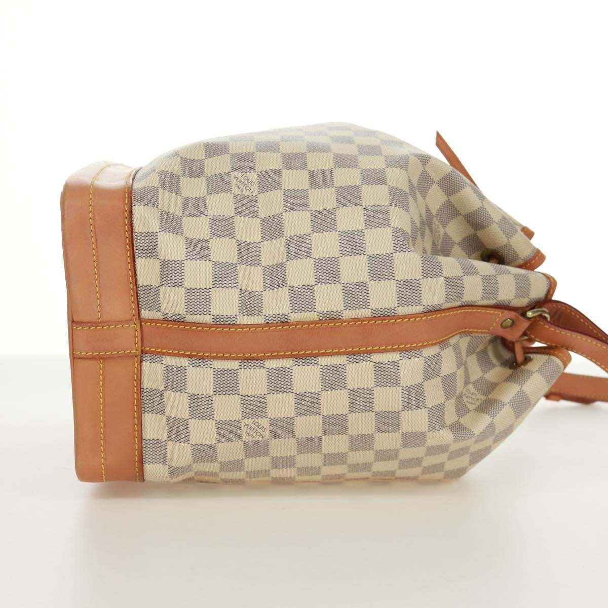 Louis Vuitton Noe Handbag Damier Beige Canvas Shoulder Bag Bag (Pre-Loved)