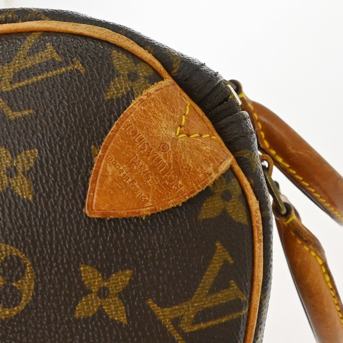 Louis Vuitton Louis Vuitton Speedy Handbag Monogram Canvas Brown Canvas Handbag (Pre-Loved)