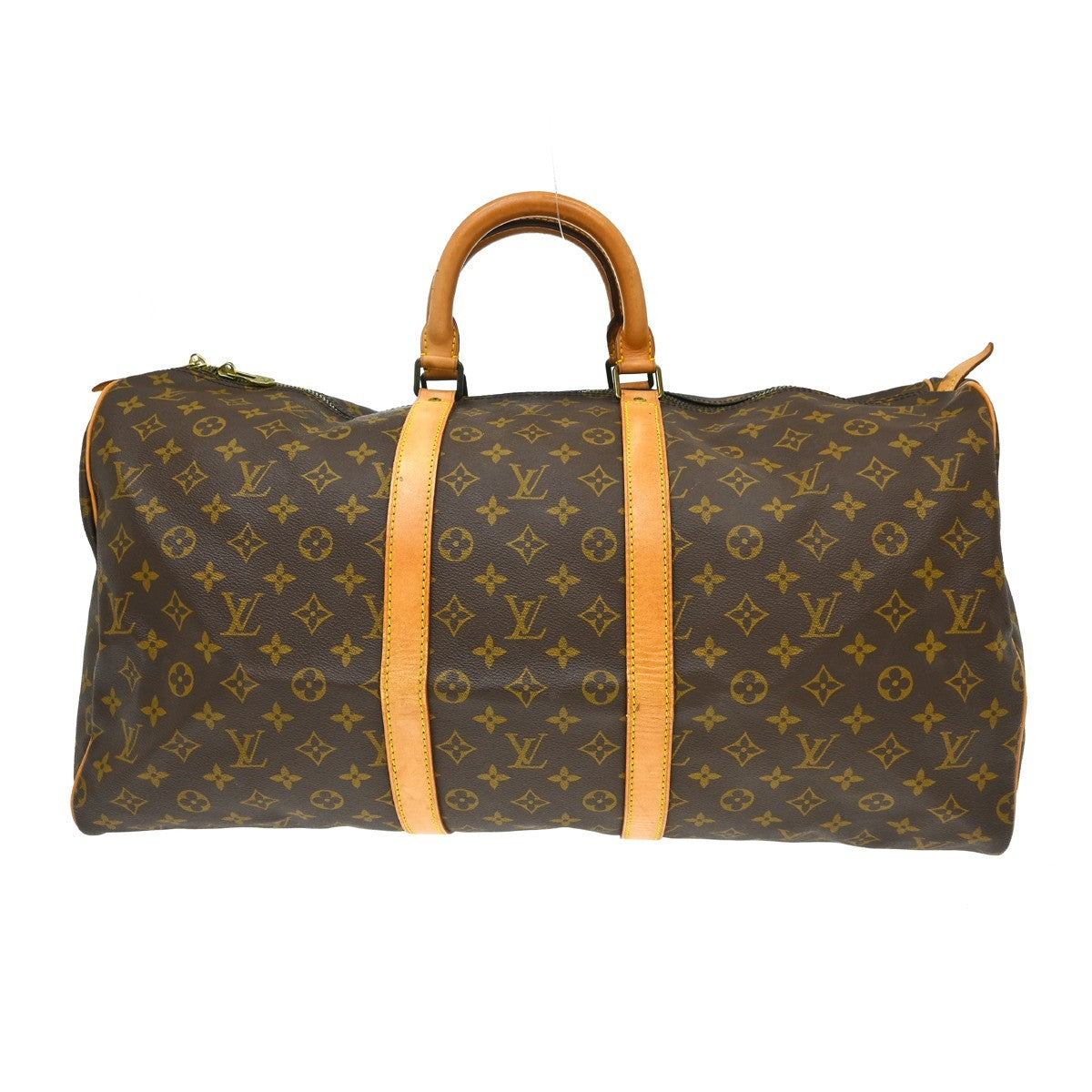 Louis Vuitton Louis Vuitton Keepall Bag Monogram Canvas Brown Canvas Travel Bag Bag (Authentic Pre-Loved)