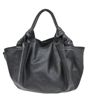Loewe Loewe Anagram Handbag Leather Black Leather Handbag (Pre-Loved)