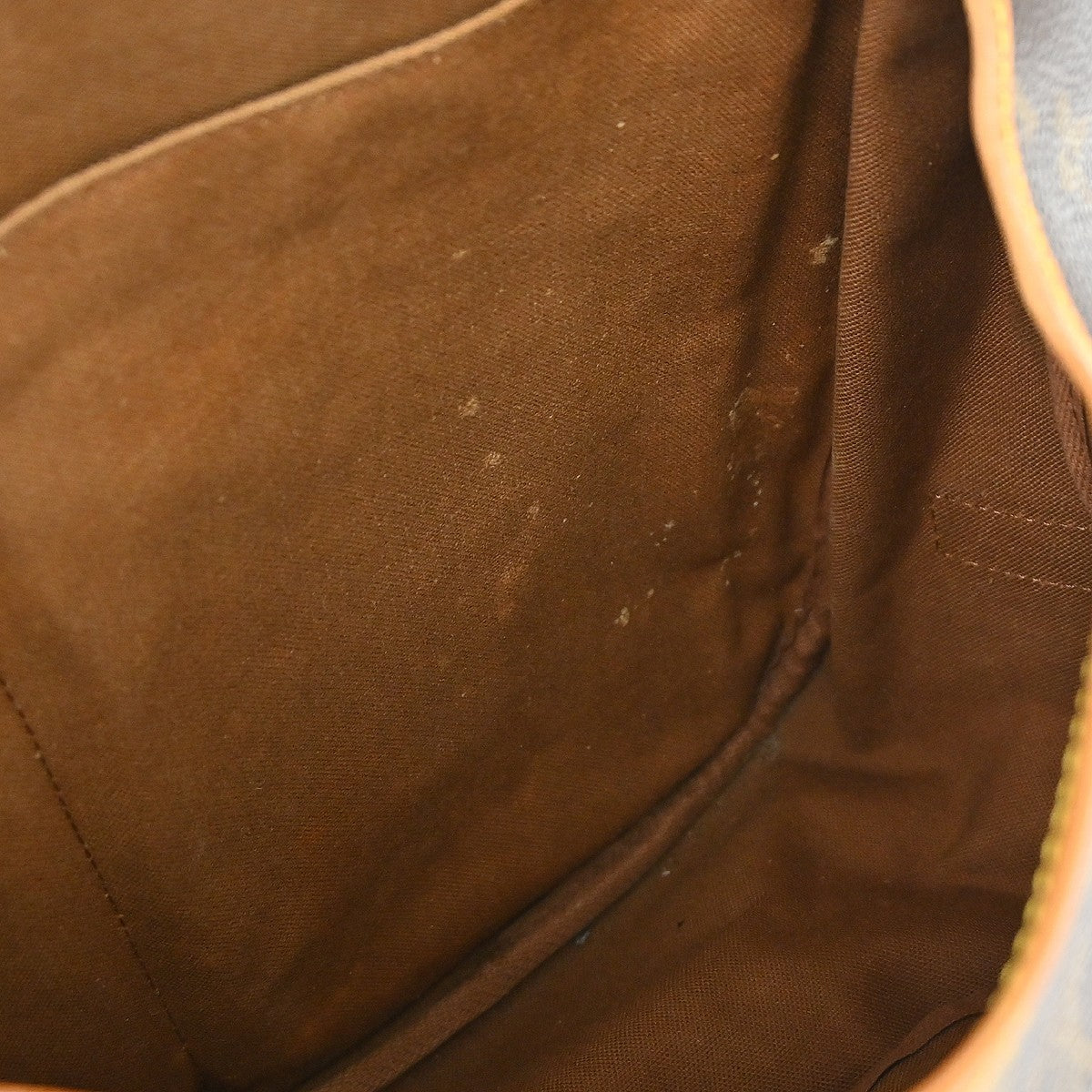 Louis Vuitton Louis Vuitton Saumur Handbag Monogram Canvas Brown Canvas Shoulder Bag Bag (Authentic Pre-Loved)